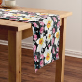 Elegantiepatroon met narcosemiddelen korte tafelloper (Voorbeeld)