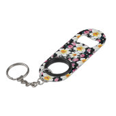 Elegantiepatroon met narcosemiddelen mini flessenopener (Voorkant Gekanteld)