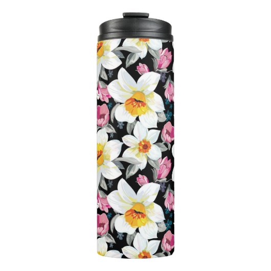 Elegantiepatroon met narcosemiddelen thermosbeker (Voorkant)