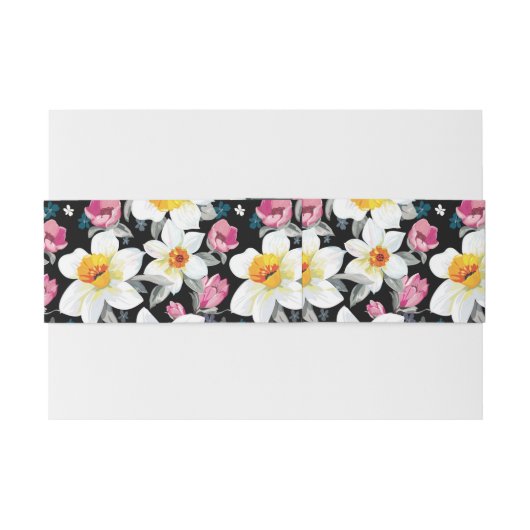 Elegantiepatroon met narcosemiddelen uitnodigingen wikkel (Achterkant Voorbeeld)