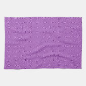 Elegantly Trippy Lines and Shapes Pattern Theedoek (Horizontaal)
