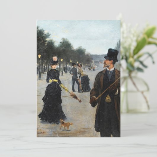 Élégants Wandering in Parijs | Louis Abel-Truchet (Staand voorkant)