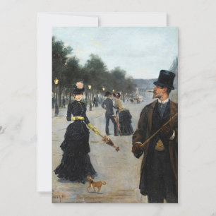 Élégants Wandering in Parijs   Louis Abel-Truchet