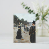 Élégants Wandering in Parijs | Louis Abel-Truchet Briefkaart (Staand voorkant)