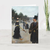 Élégants Wandering in Parijs | Louis Abel-Truchet Kaart (Voorkant)