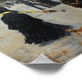 Élégants Wandering in Parijs | Louis Abel-Truchet Poster (Hoek)