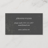 ElegantTexture Monogram Visitekaartje (Achterkant)