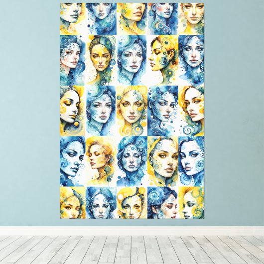 Eleganz 1 Canvas Afdruk (Insitu (Houten vloer))