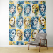 Eleganz 1 wandtapijt wandkleed (In situ)