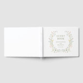 Elegat Kleurrijke Wildflower Boho Bruiloft Gastenb Gastenboek (Volledig)