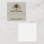 Elegenat Gold Monagram Fashioned Visitekaartje (Voorkant / Achterkant)