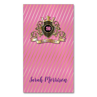 Elegenat Gold Monagram Fashioned Visitekaartje Magnetisch Visitekaartje