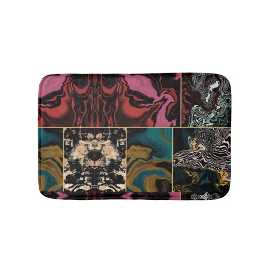 Elegent Abstract MARBLE Patroon Badmat (Voorkant)