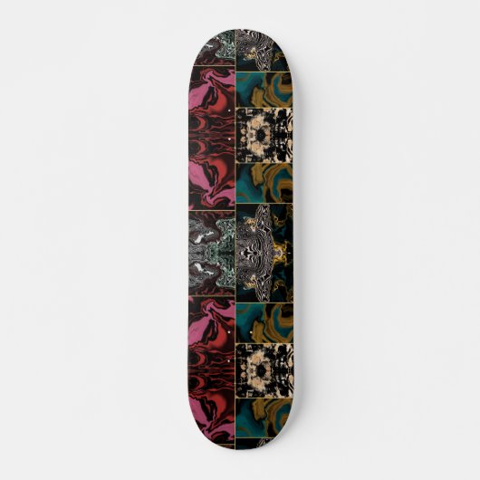 Elegent Abstract MARBLE Patroon Persoonlijk Skateboard (Voorkant)