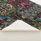 Elegent Abstract MARBLE Patroon Sherpa Deken (3/4)