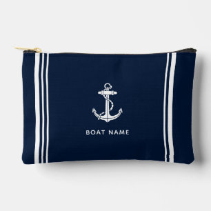 Elegent anker en naam voor boot etui