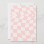 Elegent Chic Pink Cocktail 21e verjaardag Kaart (Achterkant)