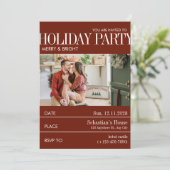 Elegent Green Magazine Hoesje Kerstfeest Feestdagenkaart (Staand voorkant)