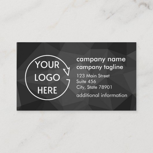 Elegent instant duurzaam goedkopere visitekaartjes (Achterkant)