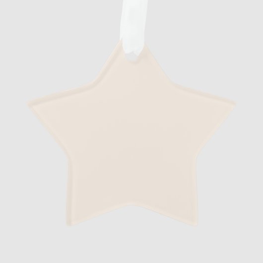 Elegent Minimal Baby Name Script & Geboortestatist Ornament (achterkant)