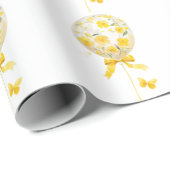 Elegent modren dazie flower cadeaupapier (Rol Hoek)