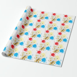 Elegent modren dazie flower cadeaupapier