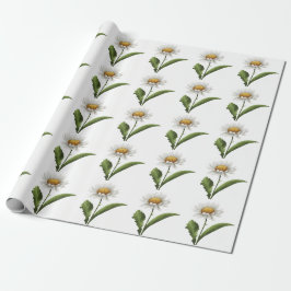 Elegent modren dazie flower cadeaupapier