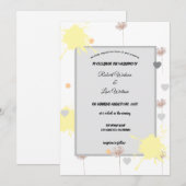 Elegent modren dazie flower kaart (Voorkant / Achterkant)