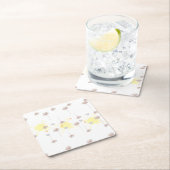 Elegent modren dazie flower kartonnen onderzetters (Insitu)