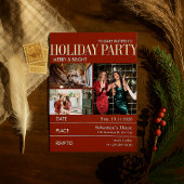 Elegent Red Magazine Hoesje Kerstfeest Feestdagenkaart