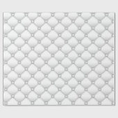 Elegent White Diamond Cadeaupapier (Vlak)