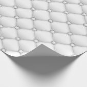 Elegent White Diamond Cadeaupapier (Hoek)