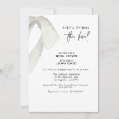 Elegent zwart-wit boog Vrijgezellenfeest Kaart (Voorkant)