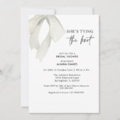 Elegent zwart-wit boog Vrijgezellenfeest Kaart (Voorkant)