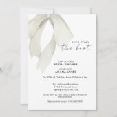 Elegent zwart-wit boog Vrijgezellenfeest Kaart (Voorkant)