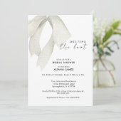 Elegent zwart-wit boog Vrijgezellenfeest Kaart (Staand voorkant)