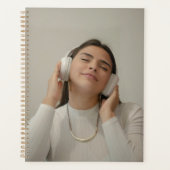 Elegente Gepersonaliseerde Aangepaste Foto Planner (Voorkant)