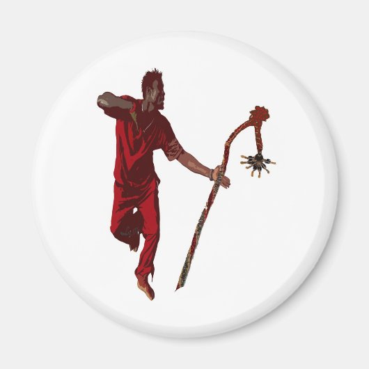 ELEGGUA DANCING BY LIZ LOZ MAGNEET (Voorkant)