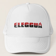 Eleggua Laroye trucker hat, allemaal wit