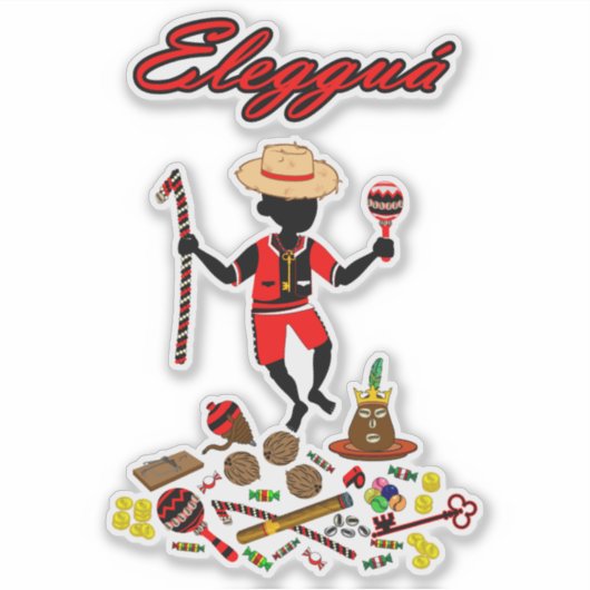Eleggua Sticker (Voorkant)