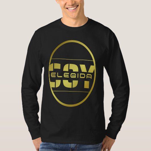 Elegida soy  I am chosen in Spanish version T-shirt (Voorkant)