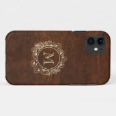 Elegrant Monogrammed Case-Mate iPhone Case (Achterkant (horizontaal))