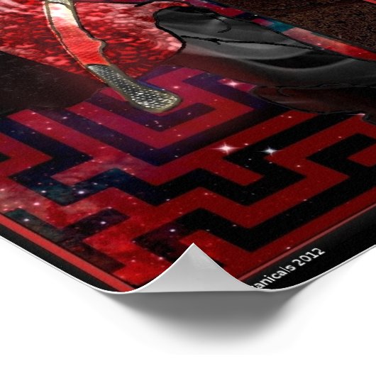 Elegua aan de deur poster (Hoek)