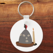 Elegua Statue Sleutelhanger (Voorkant)