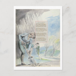 "Elegy, geschreven in a County Church-Yard", model Briefkaart