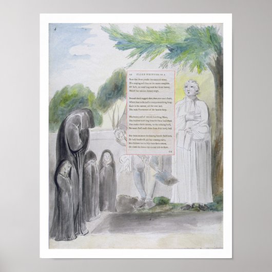 "Elegy made in a Country Church-Yard", model 1 Poster (Voorkant)