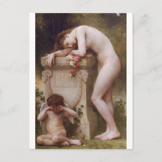 Elegy van William-Adolphe Bouguereau Briefkaart (Voorkant)