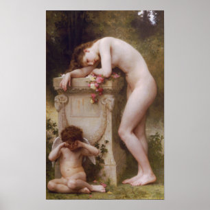 Elegy van William-Adolphe Bouguereau Poster