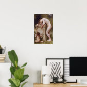 Elegy van William-Adolphe Bouguereau Poster (Thuiskantoor)