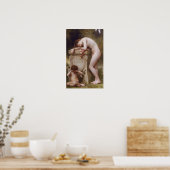 Elegy van William-Adolphe Bouguereau Poster (Keuken)